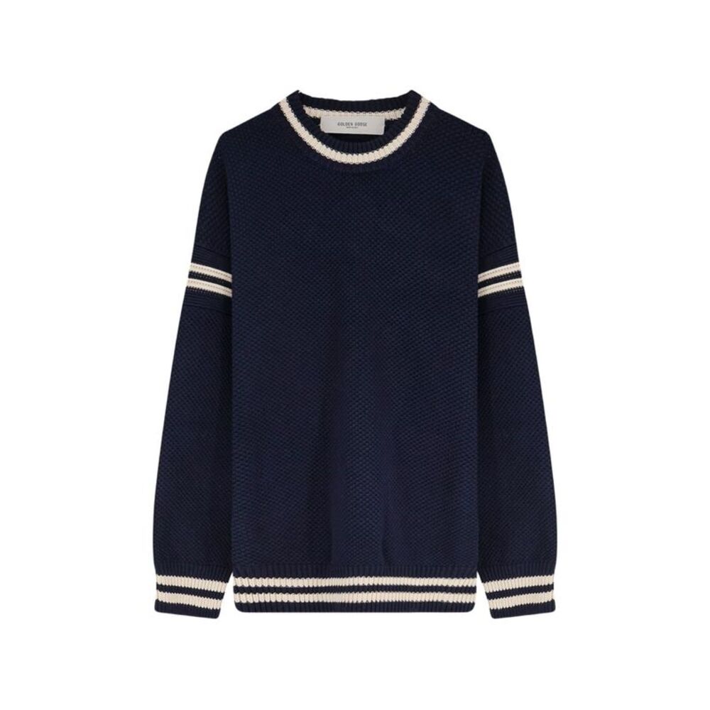 Golden Goose Men Cotton Crewneck Sweater